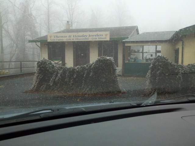 Including the Gem and Mineral Museum, which is actually part of someone's rock shop.