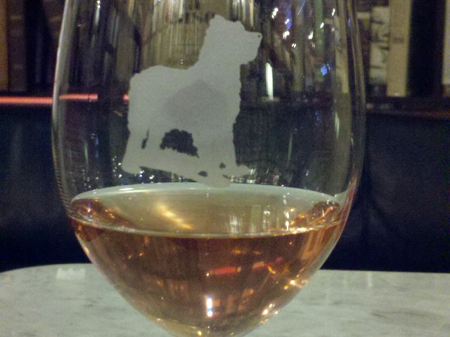 I had some dry rose...