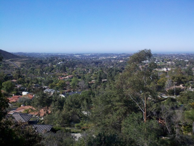 You can see the ocean.