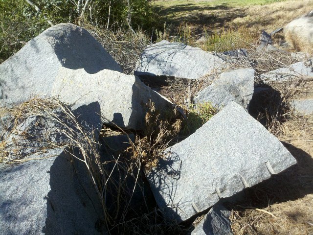 Granite. Just like at home. And I think of it as an Appalachian Mountains rock.