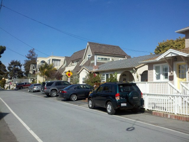 It's nice enough there, but the houses are so close together.