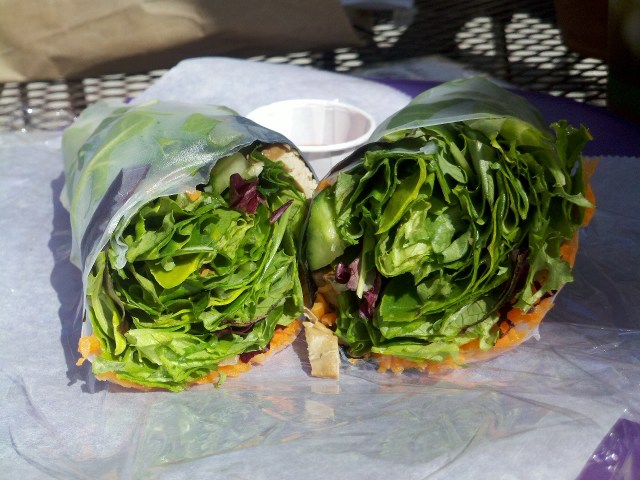 Yum.And I could order without having to leave Chico alone on the street while I went inside somewhere.