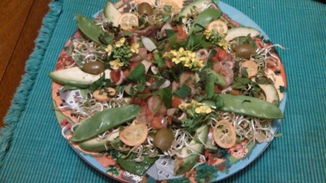 which included this salad with 