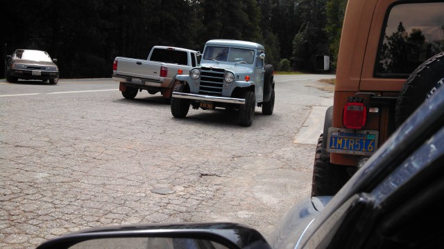 Beautifully restored Willys Jeep in Camptonville.