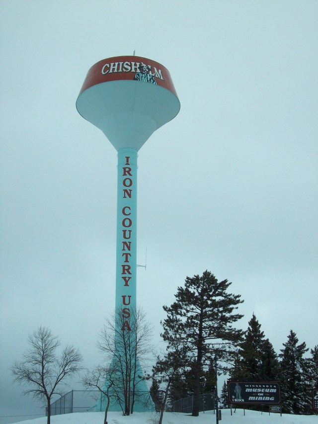Chisholm water tower.