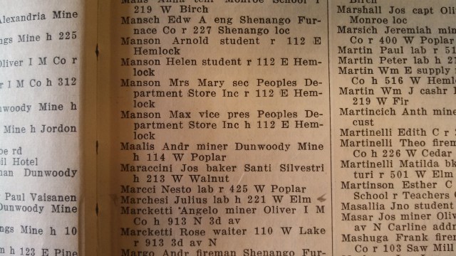 That's my family - the Mansons,