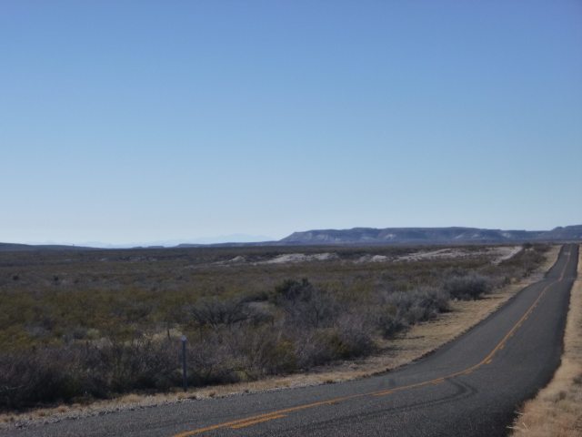 So we headed out, going south.