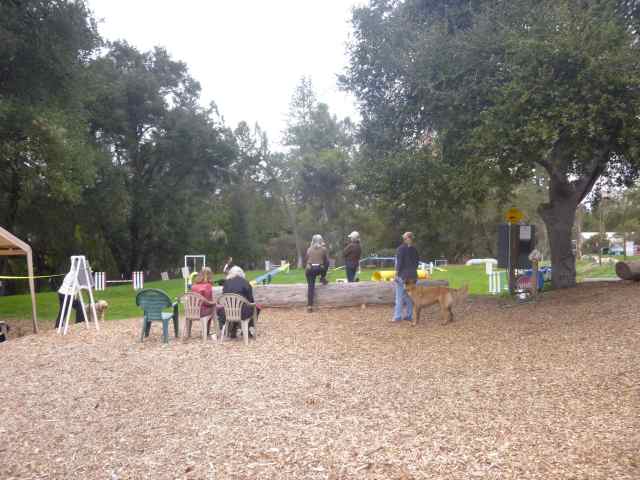 The weather was cool, overcast, and dry. The crowd was friendly.