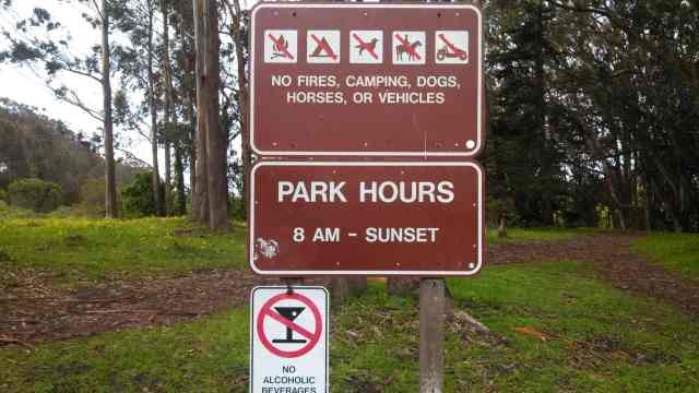 Natural Bridges sign