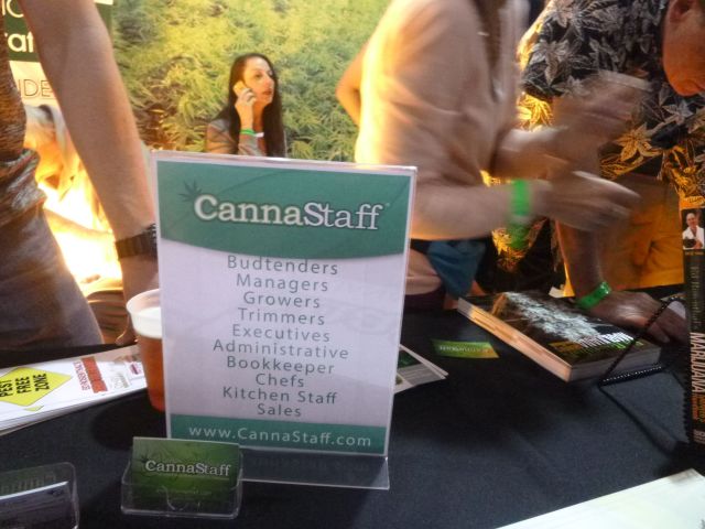 This stand was *packed.*