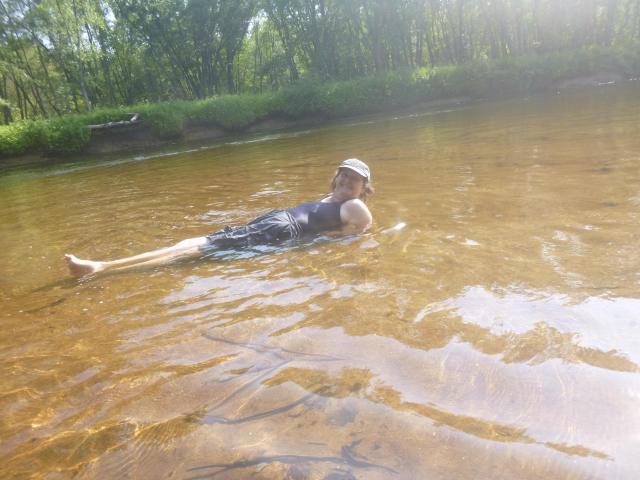 The half-in, half-out thing worked great for me.