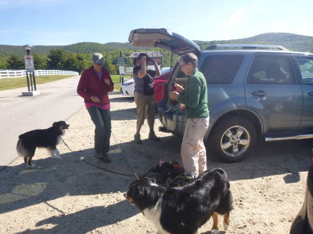 This parking lot, at Castle in the Clouds figures in the story.