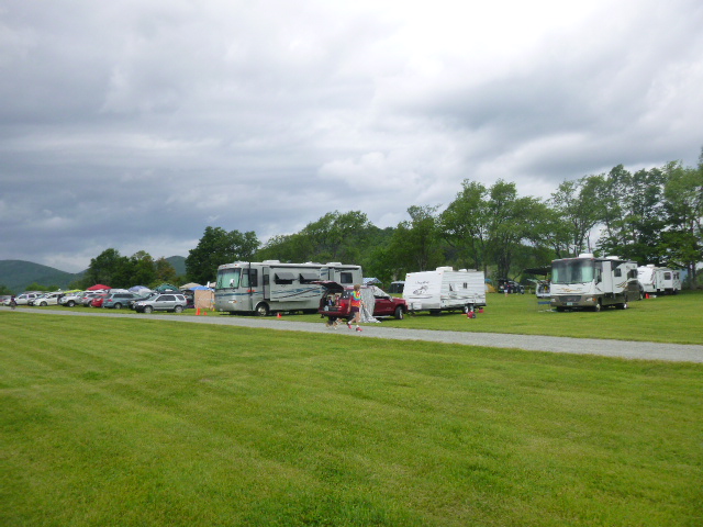 A dog event becomes quite the little village.