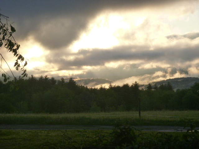 Sunrise after the rain.